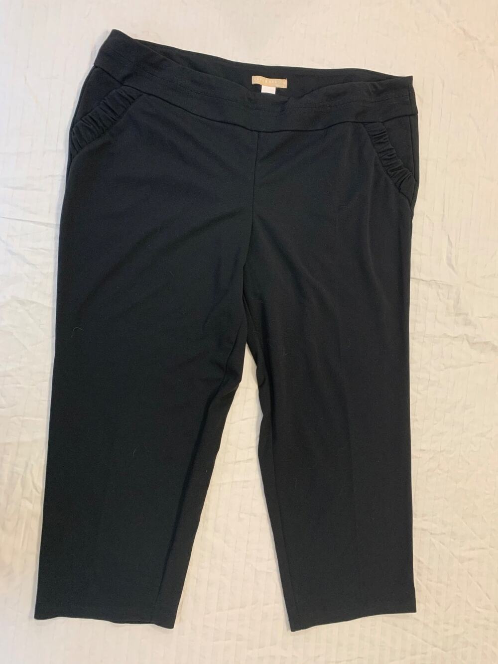 🍏🍏🍏 HOPE HARLOW WOMENS PULL ON CAPRIS PANTS SIZE 22W 🍏🍏🍏